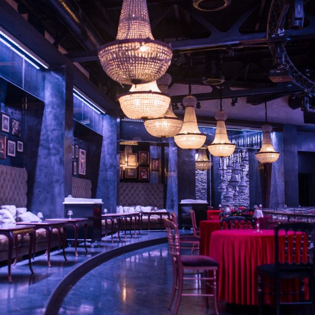 Luxury restaurant interior